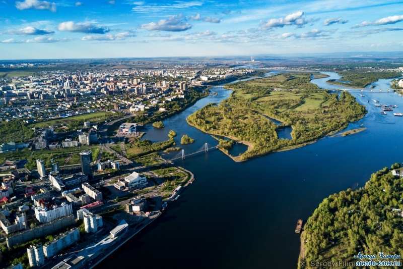 Прогулка на катере по Енисею в Красноярске