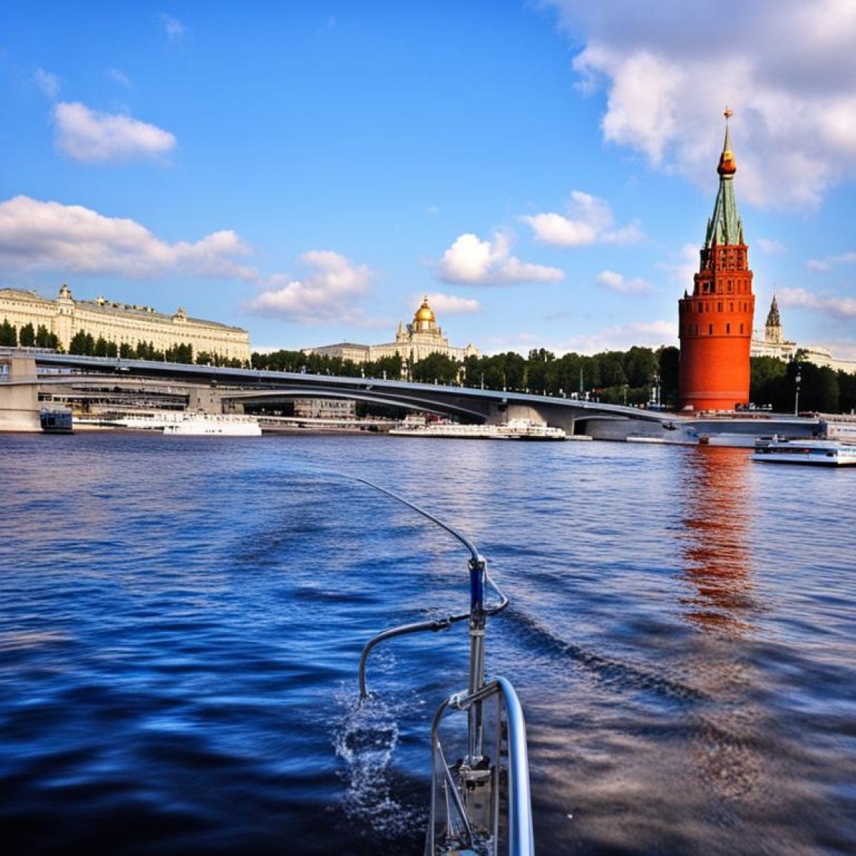 Прогулка на яхте в Москве